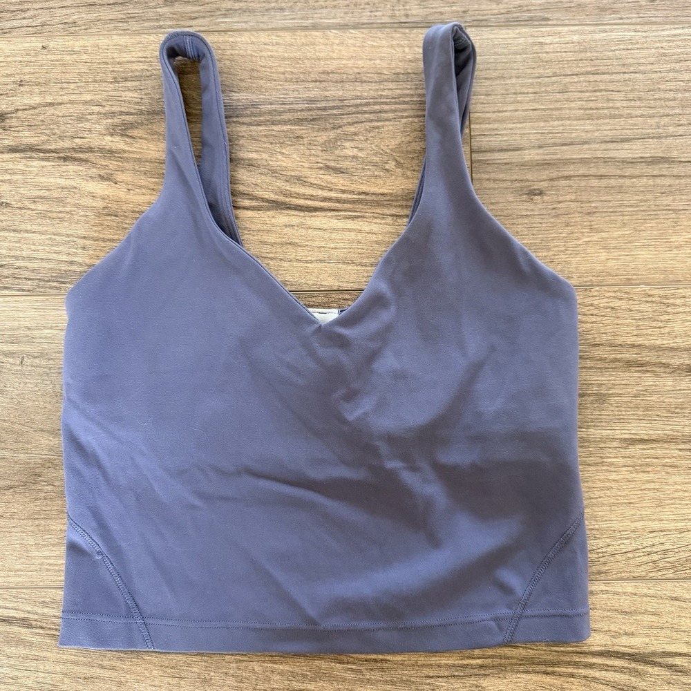 Lululemon Align Tank Pitch Blue A/B Cup Size 4 LW1DTWS